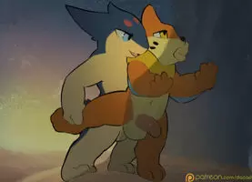 Buizel Getting It Rough