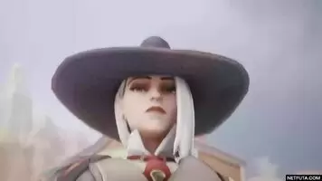 Ashe demechs D.VA and uses her rifle to unload tons of DPS to finish the job. By Netfuta