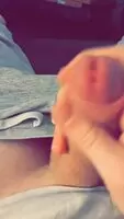 Stroking my soft cock for you