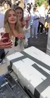 Well that’s one way to cool down.