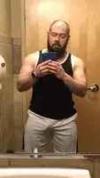 In my gym shorts
