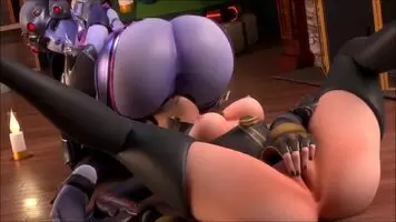 Widowmaker facesitting Tracer