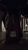 Derobing on my front porch
