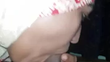 MUSLIM Arab HIJAB Teen Beautiful Blowjob And 2 Cum Load Drinking