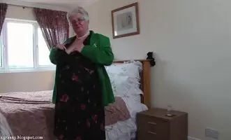 Horny grey granny