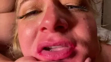 The moment the eyelash falls off...