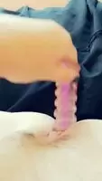 My wife fucking herself with a wand in her ass. She loves the attention, let us know what you think