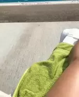 Pool side with built in loaties :D