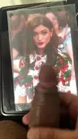 Exploding on Natalia Dyer's smug face!