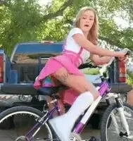 Riding A Rainbow Dildo