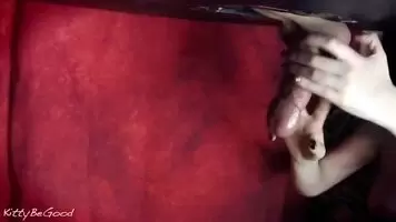 kitty milks him for all he's got