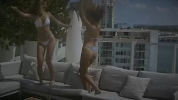 We took our bikini off piece by piece