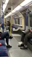 Little surprise on the subway