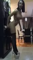 Fridge, High Heels And A Suction Dildo