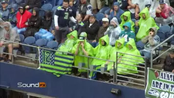 Cheerleader in the rain