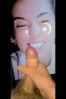 Nice hot load for this slut