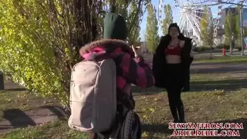 Flaunting what she's got out in public