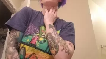 Attempted tittydrop.. little bit of a fail