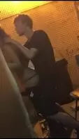 Passionate drunk sex near the toilet near the garbage cans. Real
