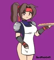 Pizza time with Jessie