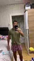 Showing the cock