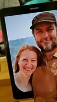 On wife in front of husband