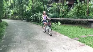 Cycling and masturbating