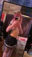 You’ll never guess what’s under my skirt 😱