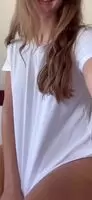 The postman interrupted my titty drop