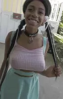 Ebony dream girl bounce