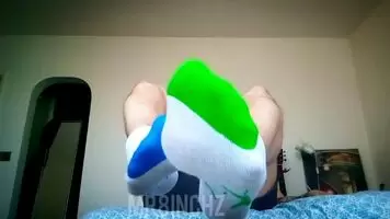 Any fans of white trainer-socks?