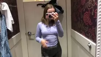 getting risky in the dressing room. what can i say, i love playing in public