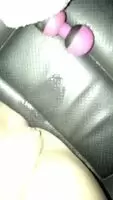 Made a puddle in my car Was wet