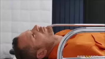 Prison Inmate Gets A Nice Handjob From Dr. Kira Noir