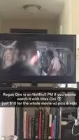 Spend over 2 hours with me for $10!! Let's watch Rogue One