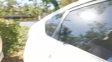 Flashing Her Cute Butt in Public Area