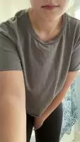 A nice strip tease where you can watch how my tits bounce 👅 I’m always so horny