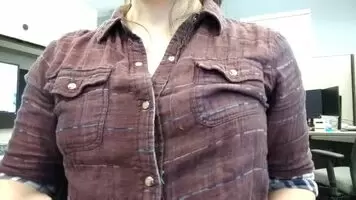 Tit drop at work, since my coworker stepped away.