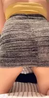 Can’t resist pulling up my skirt for you. Can you imagine what you would do?