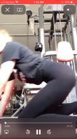 Sexy whooty from my college being a thot at the gym