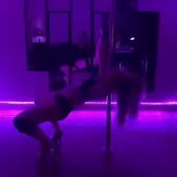 Singer JoJo works the pole like a pro