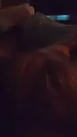 When she sees it for the first time ;)