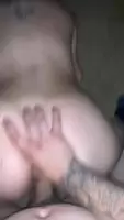 She loves the thumb in the ass
