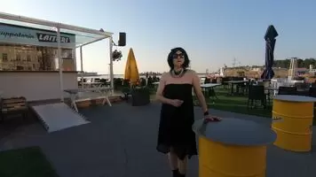 Flashing Boobs Near a Bunch of Guys