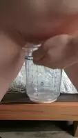 Decided to give my deepthroat traiing a bit of a piss-twist!