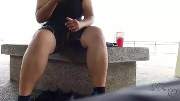 Plenty Of Reveal In A Park 🤪