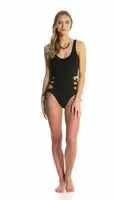 Bikini Lab Swimwear Bazket Case Jersey One Piece Swimsuit