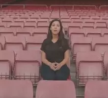 Reporter stretching that denim with the double thick thighs...