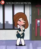 Uraraka masturbating in the halls