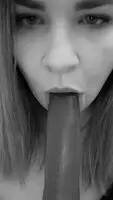 accidental deepthroat vomit